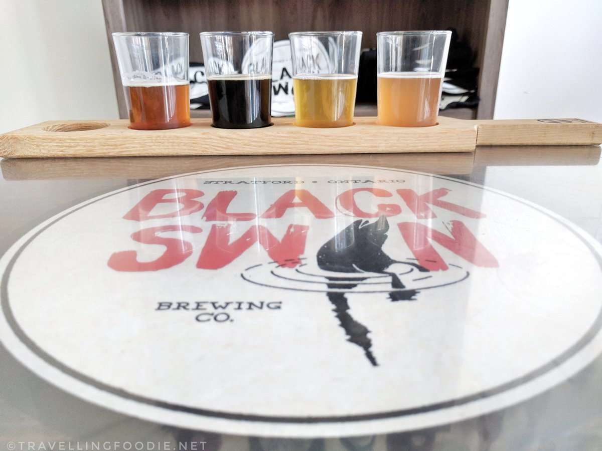 Savour Stratford Bacon & Ale Trail: Black Swan Brewing Co. - mini tasting flight