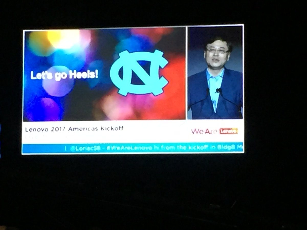 jkennedy93's tweet image. Shout out to #GoHeels at the Global KickOff for @lenovo #WeAreLenovo #SoftwareBuzz