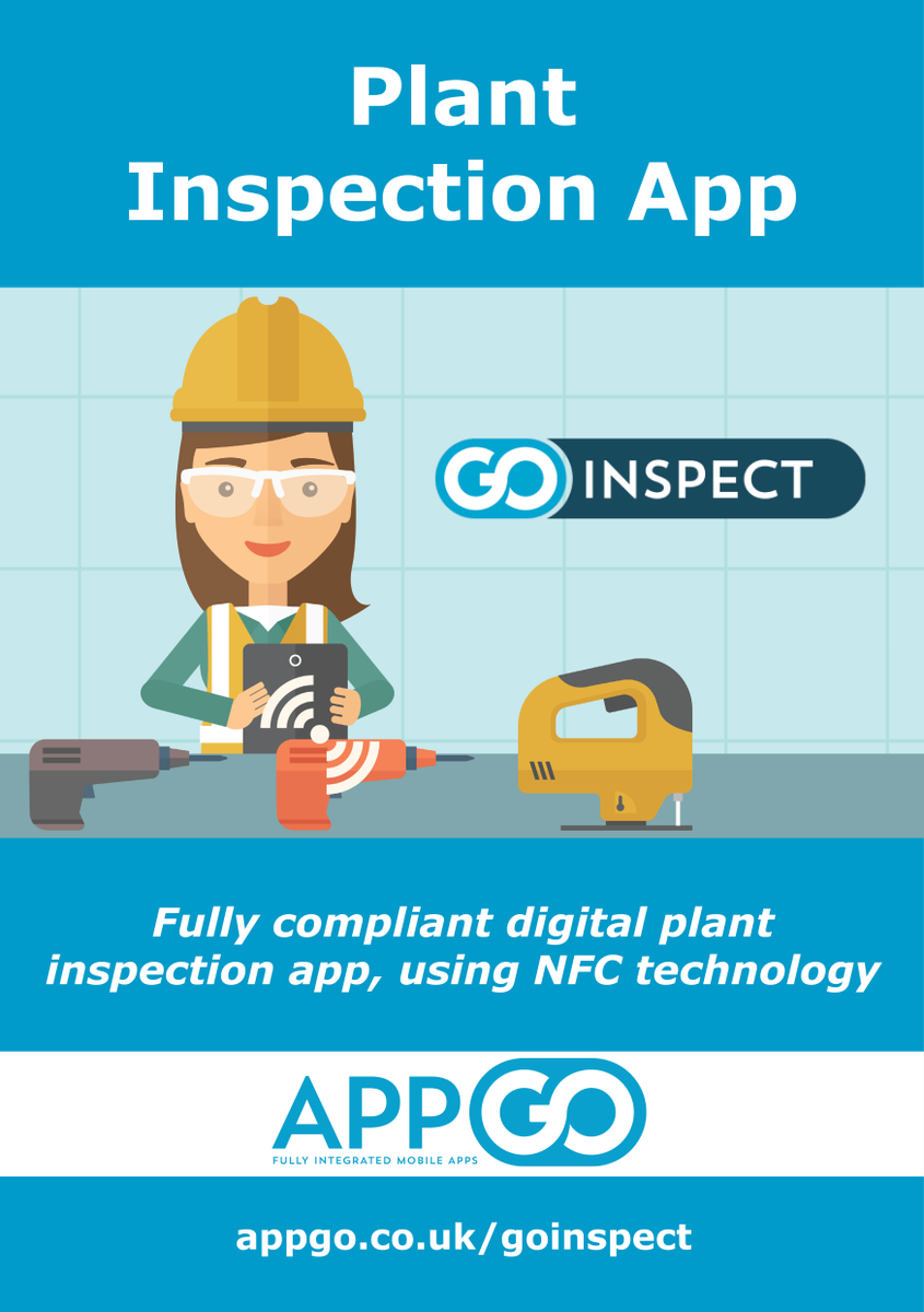 WeAreAppGO's tweet photo. See how our https://t.co/FMNO2pbv2u …  delivers fully compliant #plantinspections, using NFC technology at @McGee_Group https://t.co/FqTk7HpiXy