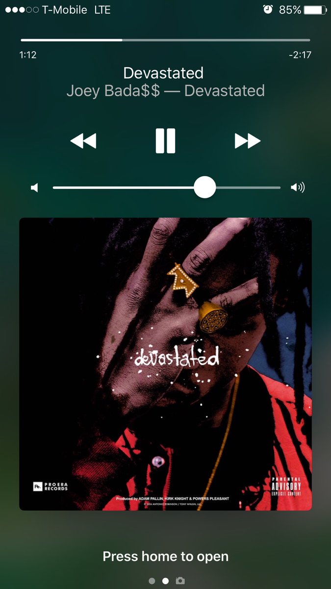 Seven7God's tweet photo. Morning vibes #JoeyBad New album coming ๐ฅ๐ฅ๐ฅ๐ฅ๐ฅ https://t.co/VLoP7aXDr4