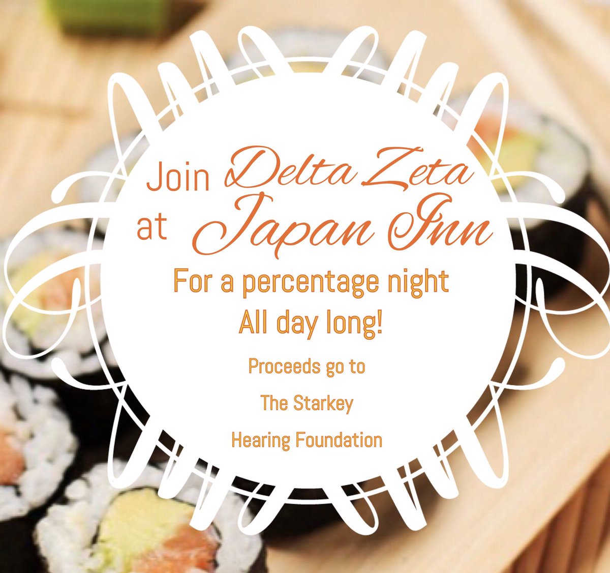Join DZ and Japan Inn for a percentage night!