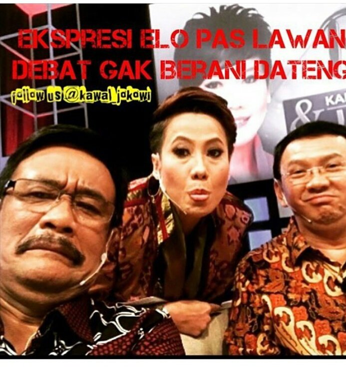 yosieanama's tweet photo. penghuni bumi datar ga terima junjungannya dibilang takut debat. jelas itu FITNAH..
yg bener itu anies takut kalah debat #AniesTakutDebat https://t.co/KxUWcTAuEQ