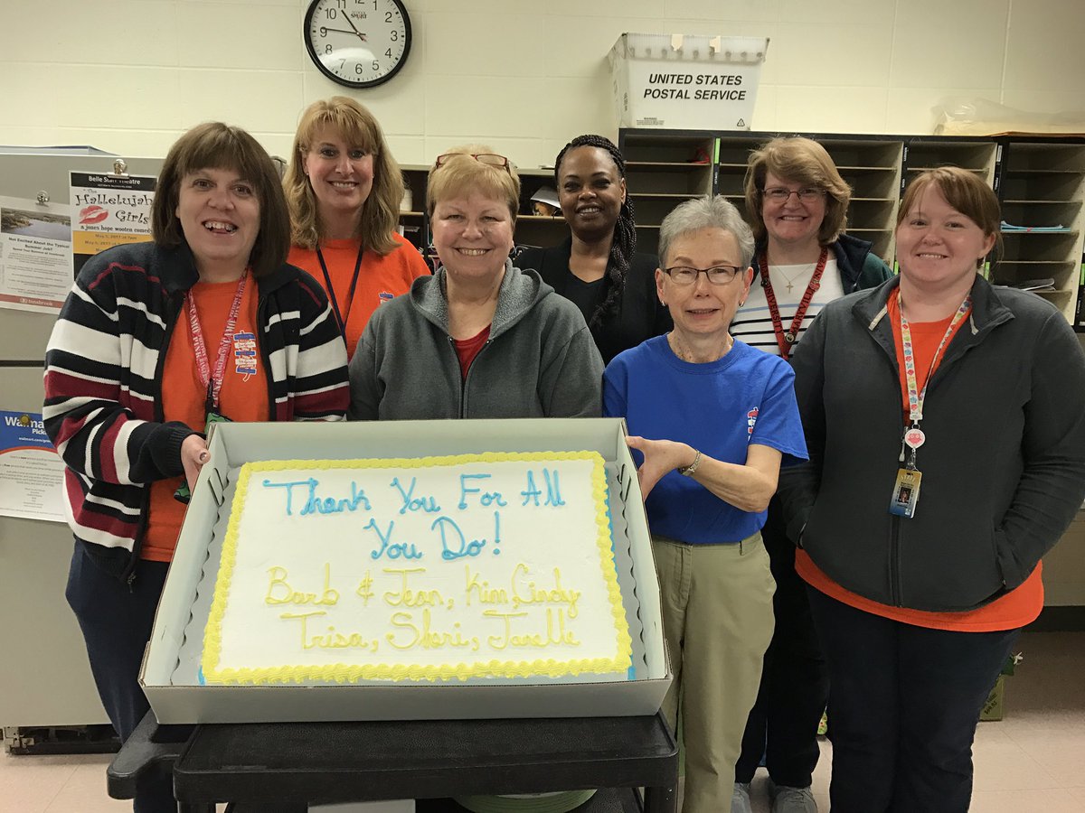 wcr2west's tweet photo. Happy paraprofessionals day to these wonderful ladies!!  #wildcatstrong https://t.co/z09LpOrTly