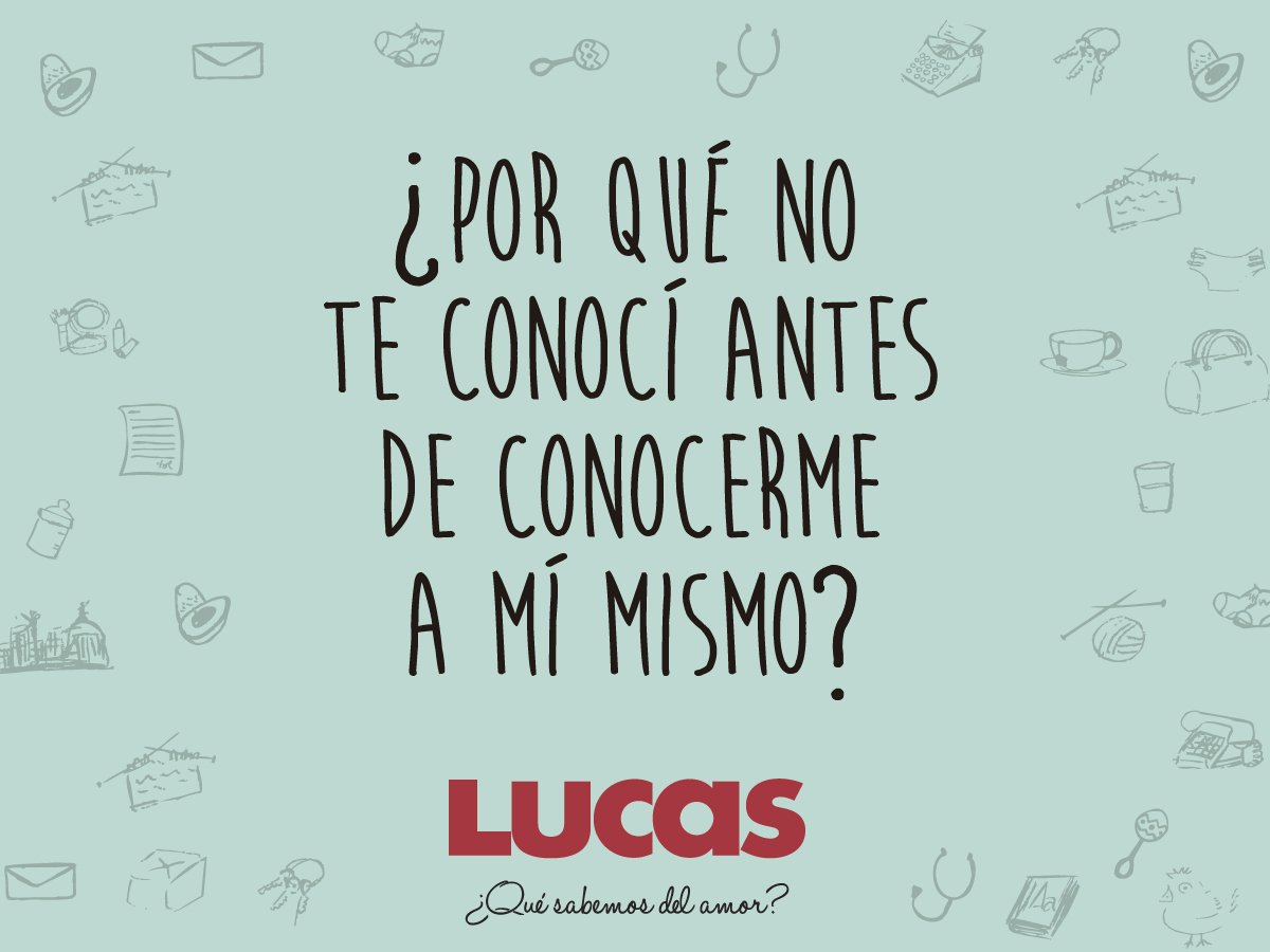 Resultado de imagen para Lucas, ¿Qué sabemos del amor?