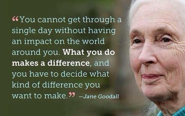 TryVeg: Happy birthday, Dr. Jane Goodall! Inspiring words of to  
