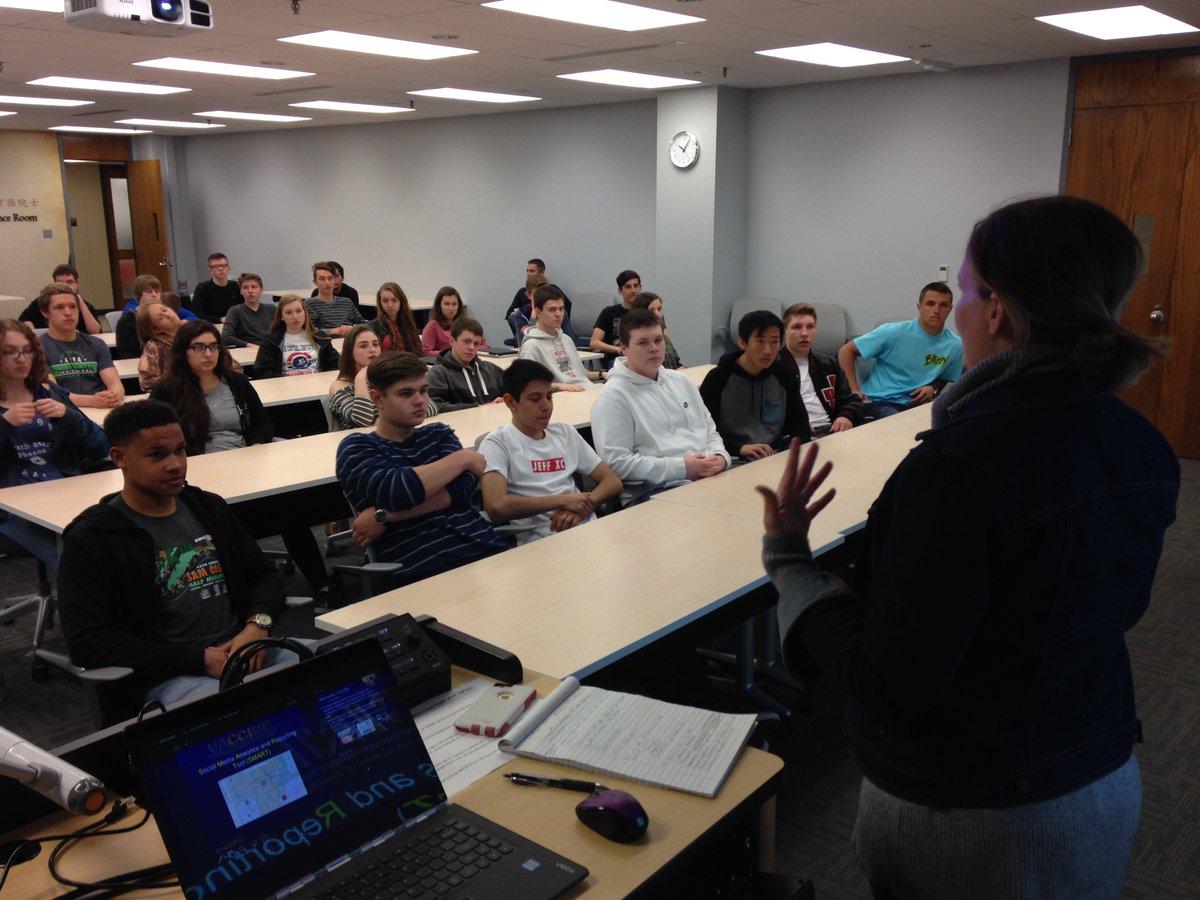 ccivisanalytics's tweet photo. Thanks @BrianBettag for bringing your class from Jeff High to learn about @ccivisanalytics! Glad to be meet so many smart young students. https://t.co/jN4r9IT4JP