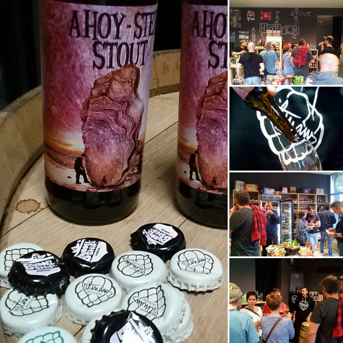 HopfenStore's tweet photo. 01.04.2017
THE FIRST "Tasting Day" in Munich with our friends from @TilmansBiere and @buddelship_brauerei 
Thanks a lot.!
Cheers.!!! https://t.co/aj4GmDUcWl