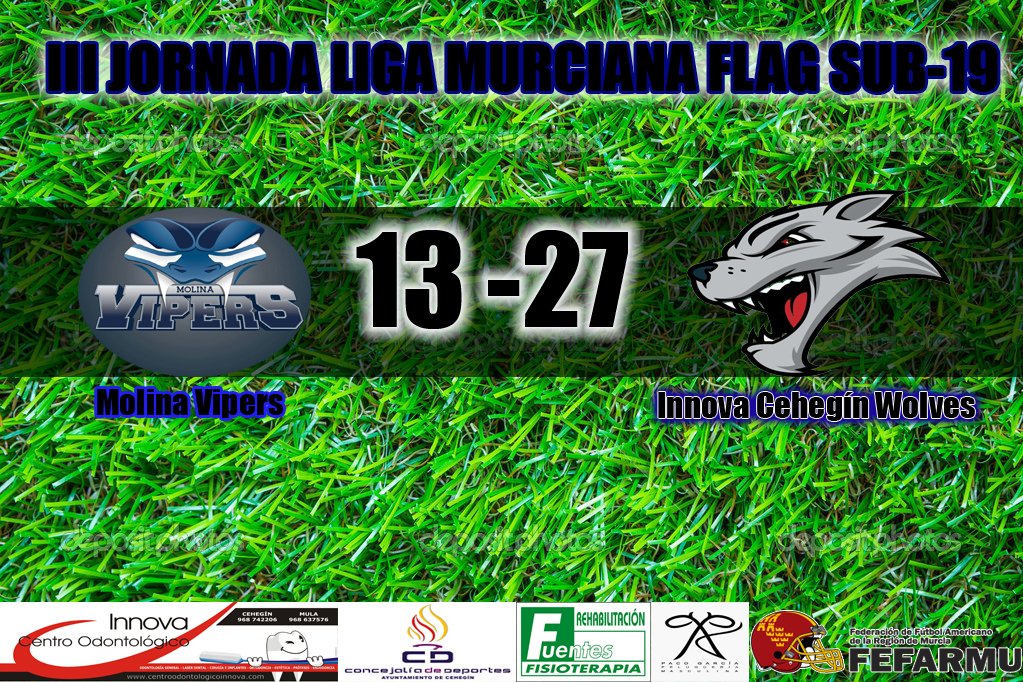 CeheginWolvesFA's tweet image. Actualizamos resultados del partido de este fin de semana.
¡Muy pronto la crónica en nuestro facebook!