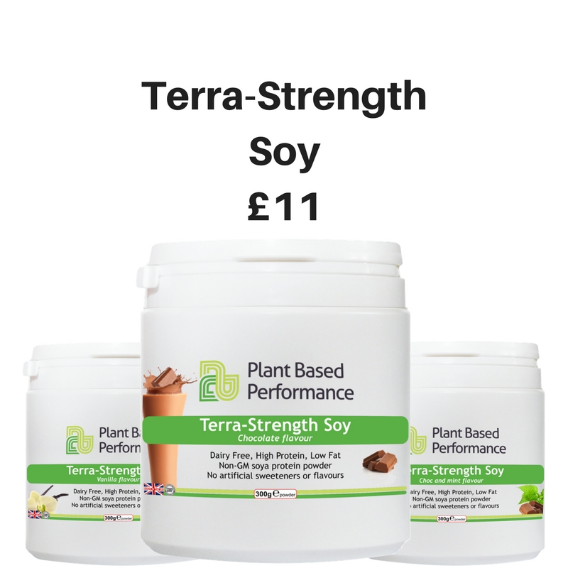 PBPerformanceCo's tweet photo. Our Terra-Strength Soy #protein powder is entirely #vegan and now only from £11! Shop here >> https://t.co/YQgHuZfrWv https://t.co/kOTADwQtn4