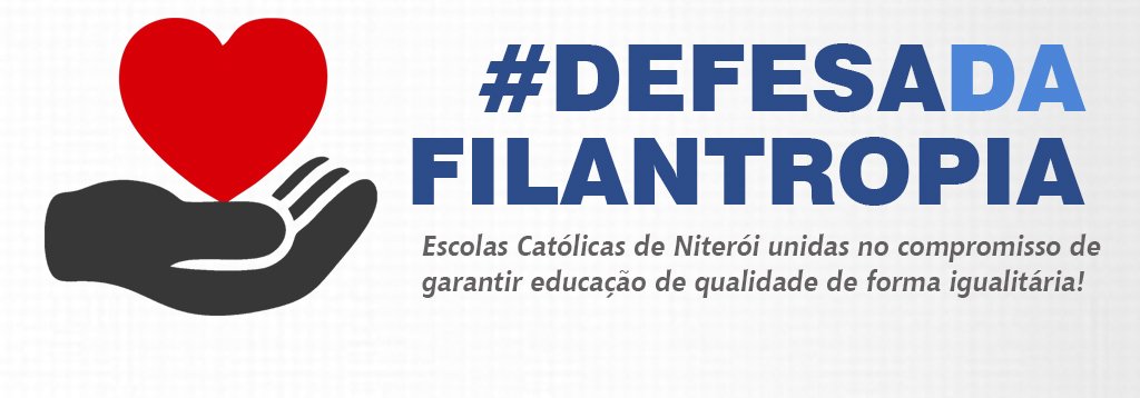 SaleNiteroi's tweet photo. #DefesaDaFilantropia Escolas Católicas de Niterói unidas no compromisso de garantir educação de qualidade de forma igualitária. https://t.co/4cgubDlgnw