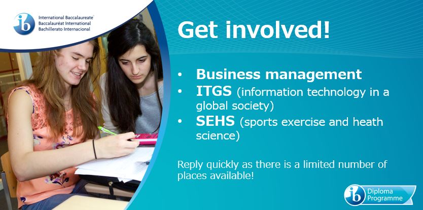 [Reminder] We'are still looking for #DPteachers to participate in our curriculum review meetings! Interested? Reply to get more information.