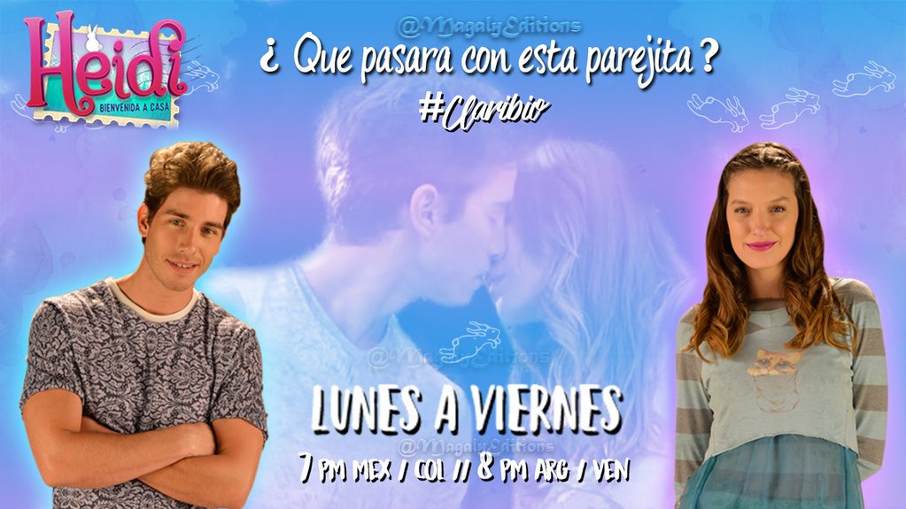MagalyEditions's tweet photo. ¿Que pasará con esta parejita? 
Descúbrelo de Lunes a Viernes 
7 pm Mex/Col - 8 pm Arg/Ven por Nickelodeon
 #Claribio #HeidiBienvenidaaCasa https://t.co/rvRacPXNQZ