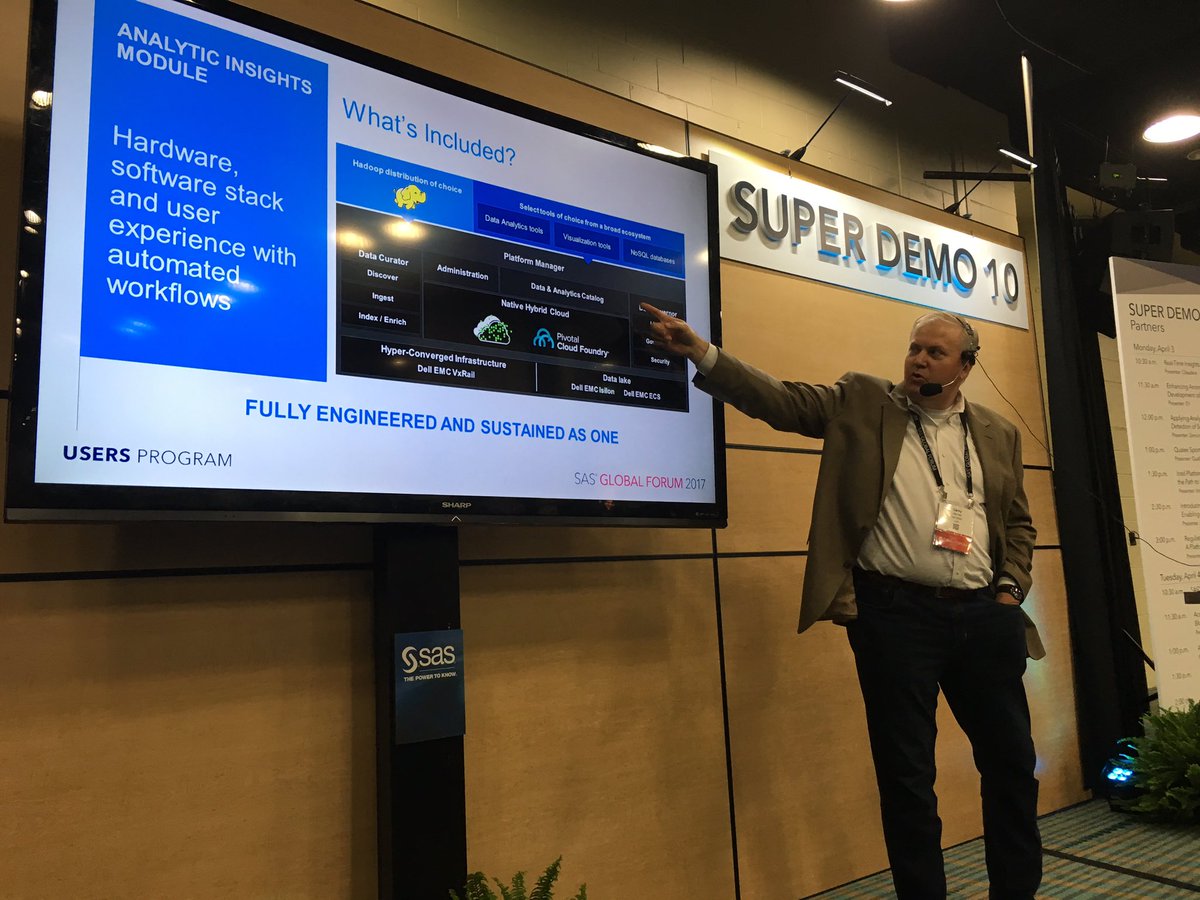 lmg6789's tweet photo. Enabling Digital Transformation with DellEMC Analytics Insight Module!#SASGF17 #DellEMC @careyjames33 @shegeek_dell @chrisbelseyemc https://t.co/4nXhNvBZSX