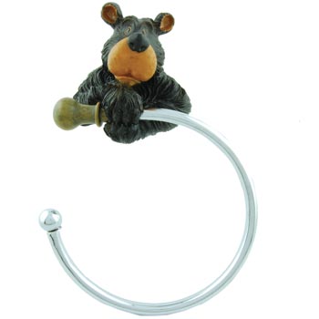 CampFitters's tweet image. Willie Bear Towel Hoop - Fits into any small wall space to hold a bath towel. Shop CampFitters.com #rusticbath