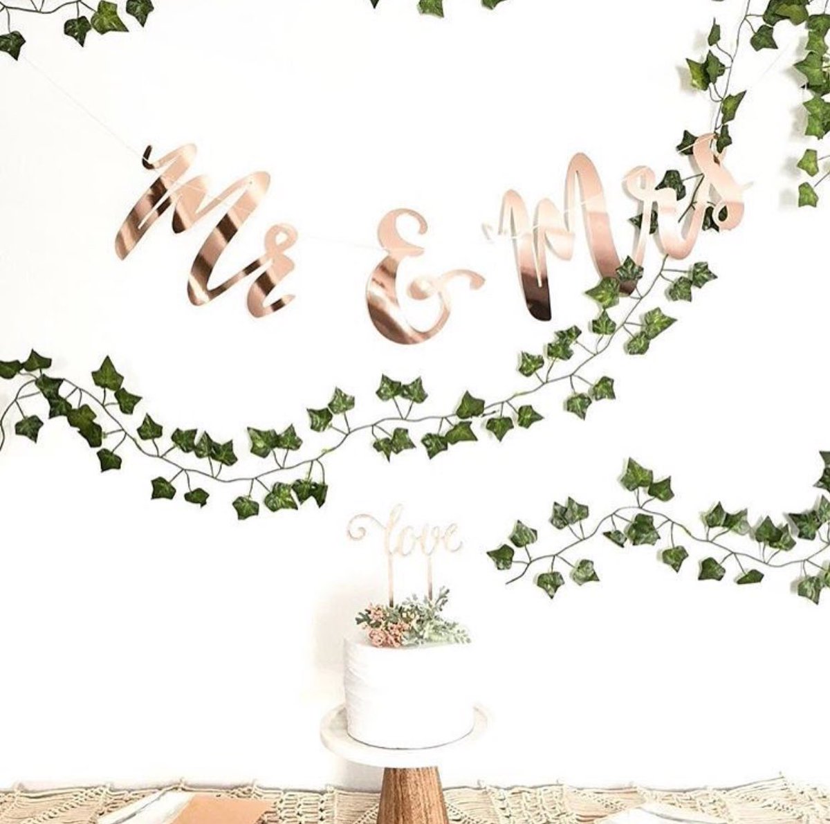 We love all the fab wedding day accessories we now have in the boutique - love this Mr &amp; Mrs #mrandmrs