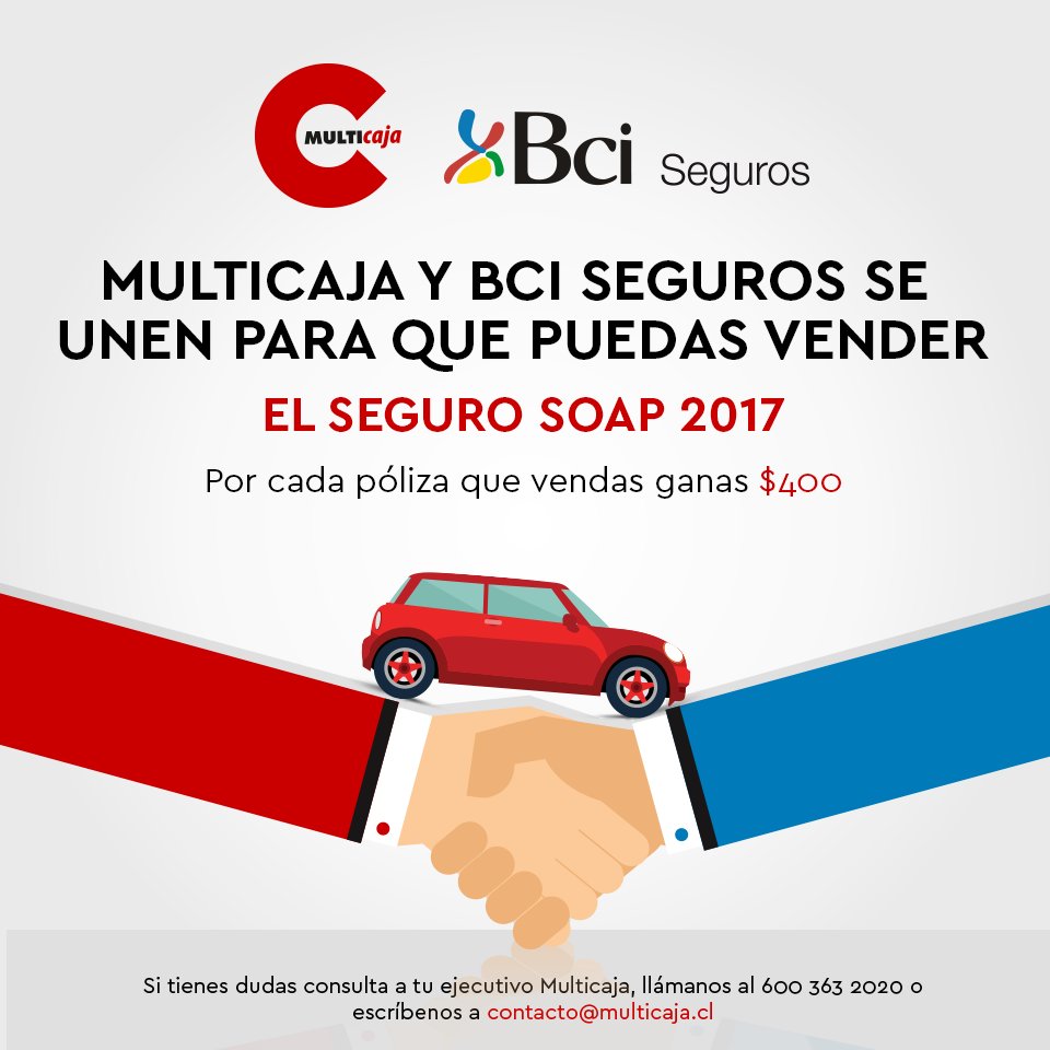 KlapCL's tweet photo. Ofrece  en tu comercio el  #SOAP2017 y continúa ganando $400 de comisión con cada venta del Seguro Obligatorio. https://t.co/1p477hUXy1