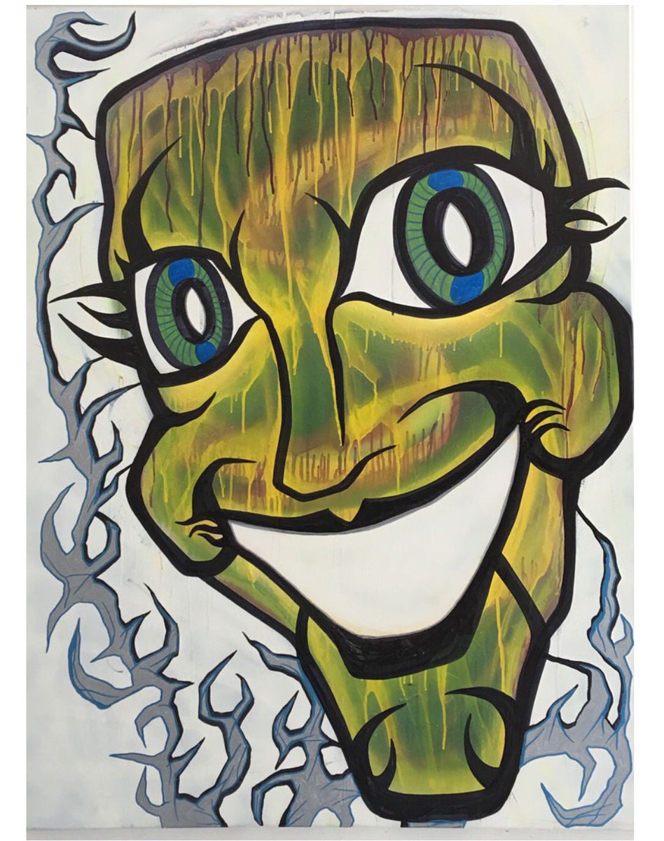 JEFFHARDYBRAND's tweet image. We all have a reason to #Smile today 😀 Check out my original, "Smile," at JeffHardyBrand.com! 🎨