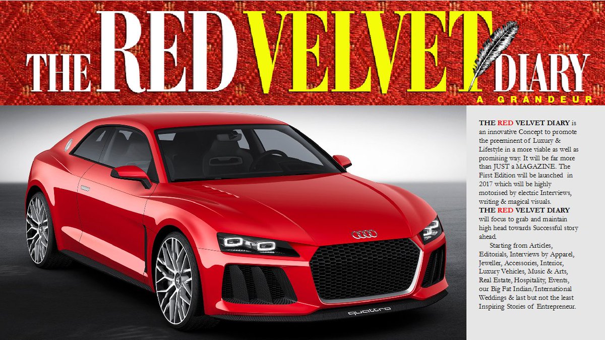 TheRedVelvetC's tweet photo. Reach us to know more about our upcoming magazine based on Luxury. Write us at theredvelvetdiary@gmail.com
#TRVD
https://t.co/Iz88RwVkbT https://t.co/bBvDhJEUVi