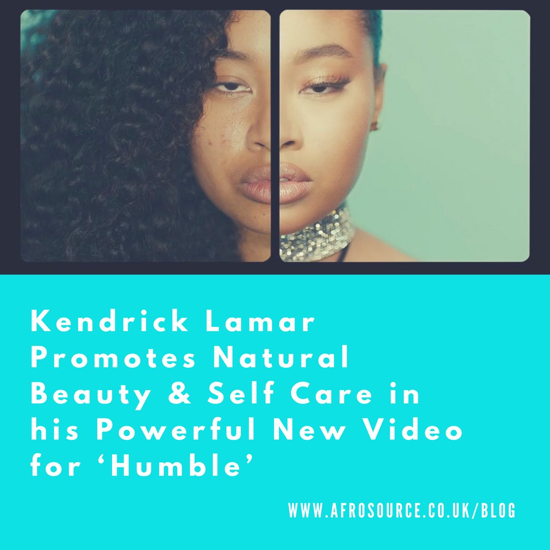 afrosource's tweet image. SHOW ME SOMETHIN' NATURAL... Check out our latest blog post on Kendrick's Humble video.