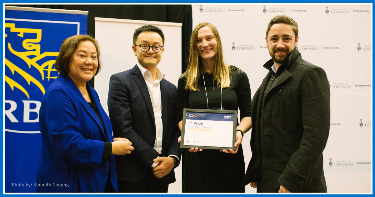 Congrats to Dalriada Therapeutics for winning the $25,000 RBC Grand Prize for Innovation and Entrepreneurship. bit.ly/2n4USix