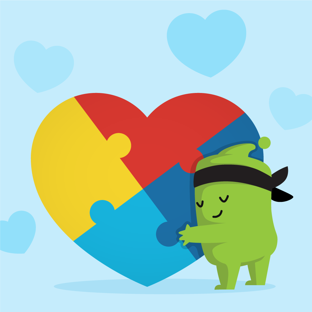 ClassDojo's tweet photo. Love, understanding, and patience. 💙 We can all make a difference this April for World Autism Awareness Month. #AutismAwareness #LIUB https://t.co/FzIgVvcF2L