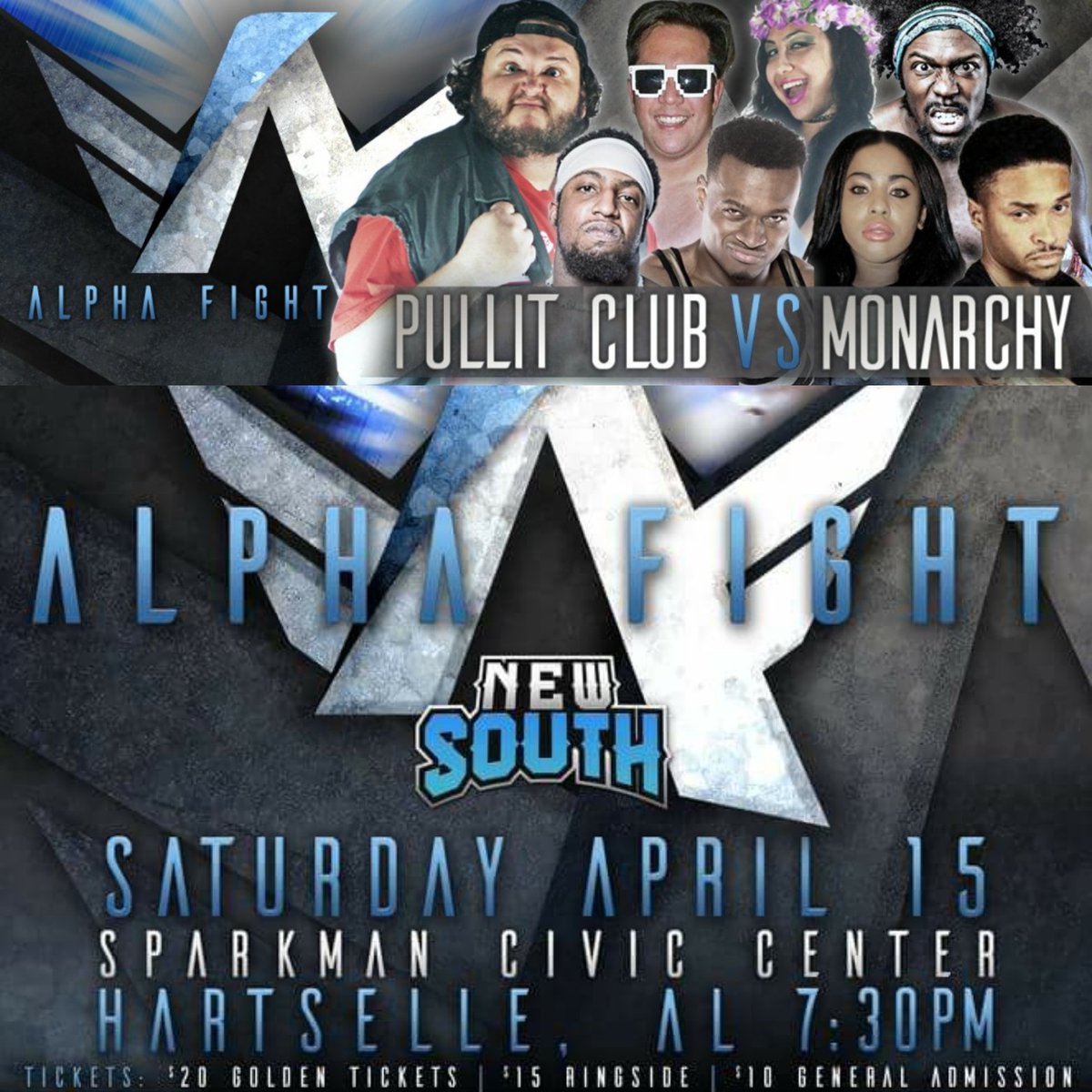 TheEmpBruh's tweet photo. On 4/15 @NewSouth_PW #AlphaFight theres NO CHANCE IN HELL the Pullit Club can hang with My #Monarchy !
#TheyGoneLearn https://t.co/Tsd6otzfoJ