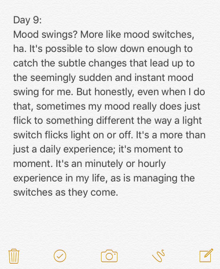 BorderlineLand's tweet photo. #31daysofbpd #bpdchallenge #bpd
Super inconsistent Day 9 - Do you get mood swings? https://t.co/jANlhO0mRp