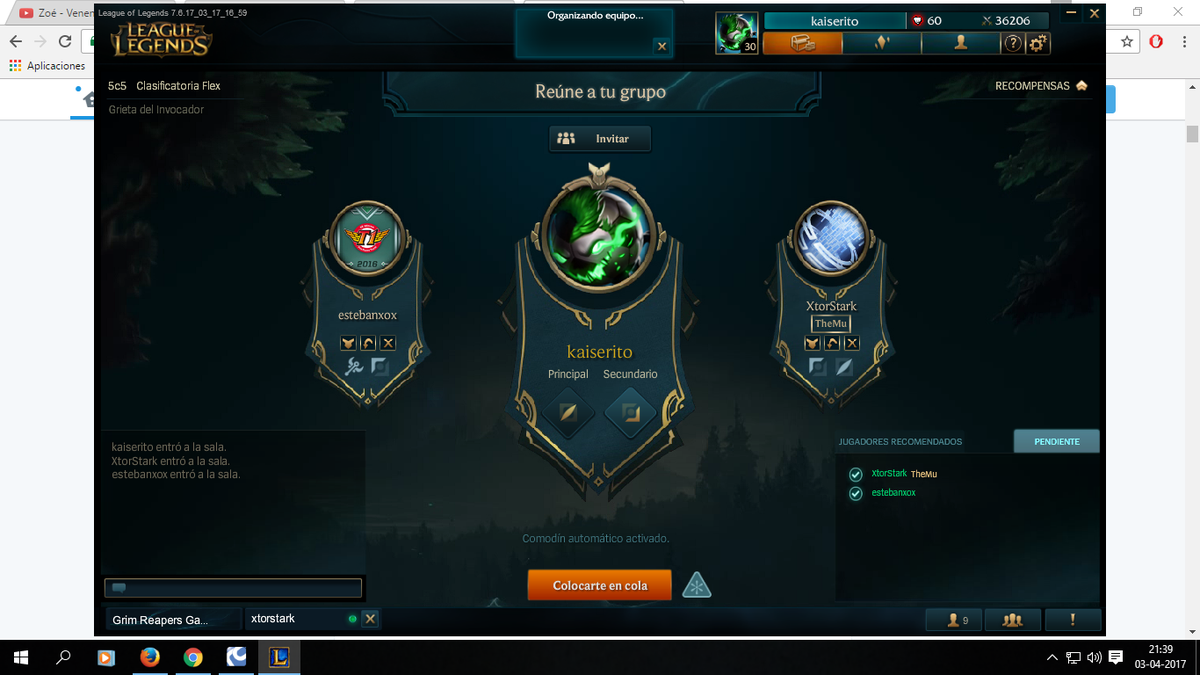 kaiserito14's tweet photo. Y se juntaron los 3 trolls y flamers @ArcadiaXtor @estebanxox  #GrimReapersGaming #LeagueOfLegends #Raidcall que risas 😂😂😂 https://t.co/oOX0xnJwEl