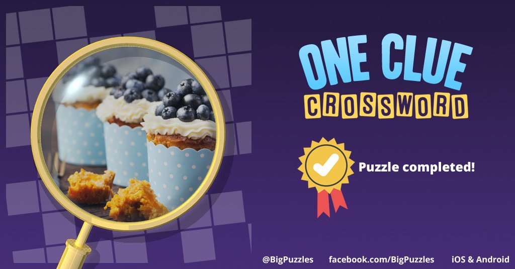 I completed a puzzle in One Clue Crossword. Play now for free!
onecluecrossword.com #OneClueCrossword