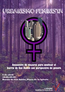 IESVictoriaKent's tweet photo. #UrbanismoFeminista. Encuentro de mujeres organizado por alumnas de #IVKPROMIG para analizar el barrio San Antón con perspectiva de género https://t.co/MvwTEa4FzW