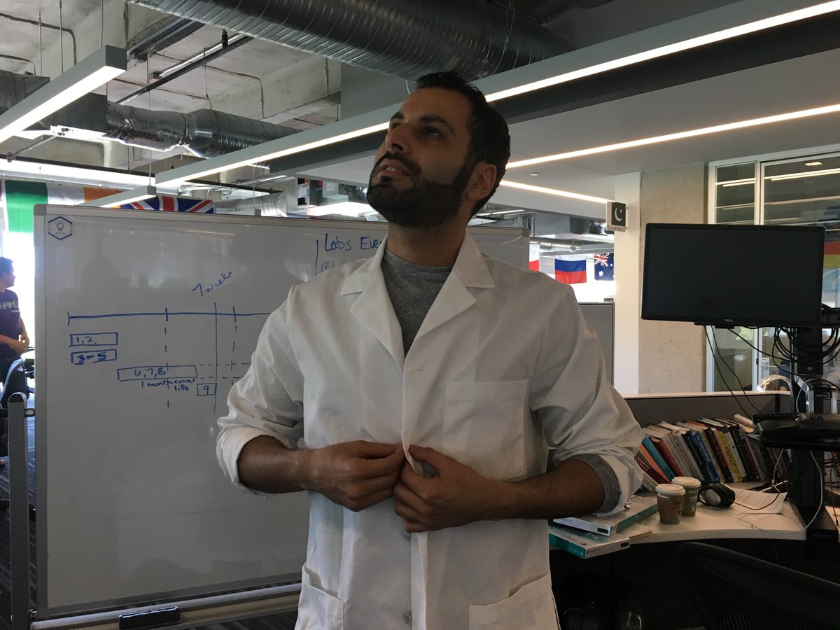 We're getting serious in the <a href="/indeed_labs/">Indeed Labs</a> team. #labcoaton #theoutfitmakesit #innovate #create #atx #software <a href="/InsideIndeed/">Inside Indeed</a>