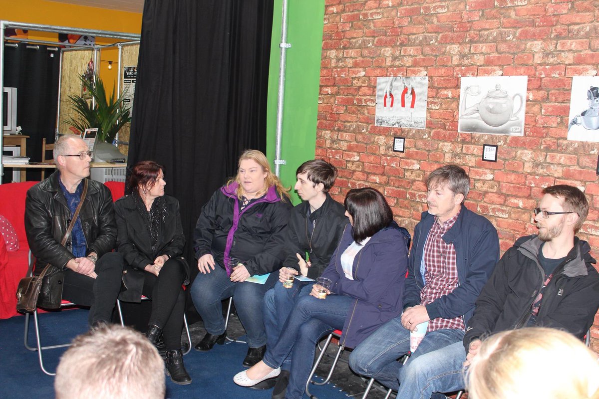 Thanks to <a href="/WiganCinema/">Small Cinema Wigan</a> @wiganSTEAM &amp; <a href="/WiganCouncil/">Wigan Council</a> for supporting &amp; showing Life, animated ; great documentary ; great discussion #thedeal