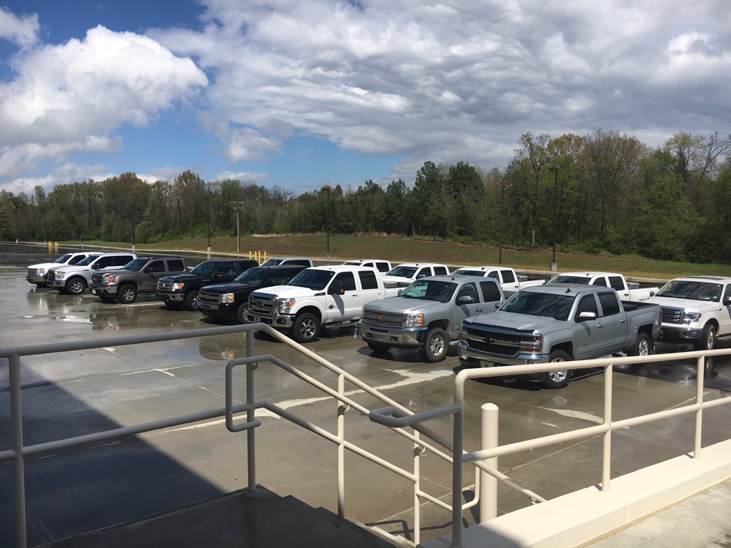 Contractors meeting on site today. Looks like a truck lot.