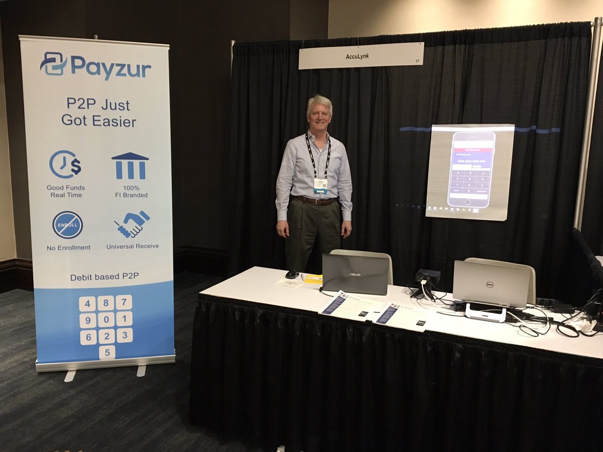 Having a great time #q2connect -ing with Banks and Credit Unions interested in P2P, stop by and see us in the Exhibit Hall.