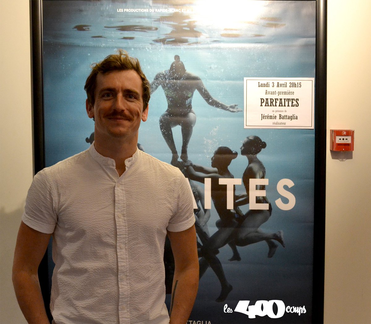 400coups_angers's tweet photo. Jérémie Battaglia est venu ce soir nous présenter son film @parfaitesdoc en avant-première #parfaitesdoc #400coups #documentaire #Angers https://t.co/1koTMCqL3a