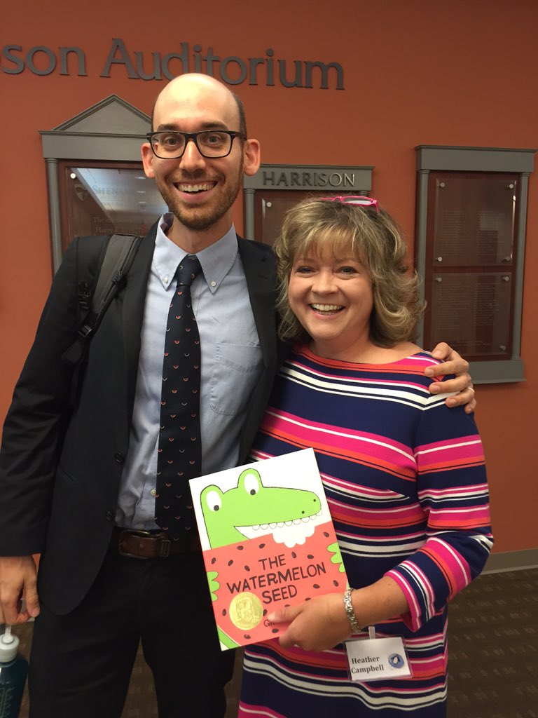 @gregpizzoli <a href="/write2bliterate/">Joanie Hovatter</a>  I met you this past summer at the SU Children's Literature Conference