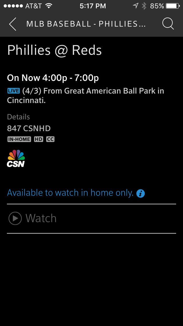 ranaanmeyer (@ranaanmeyer) on Twitter photo <a href="/comcast/">Comcast</a> <a href="/XFINITY/">Xfinity</a> #streaming is worthless when it counts <a href="/Phillies/">Philadelphia Phillies</a> <a href="/PHLAirport/">PHLAirport</a> #iwouldntbetwitterhatingificouldwatchit <a href="/comcast/">Comcast</a> <a href="/XFINITY/">Xfinity</a> #streaming is worthless when it counts <a href="/Phillies/">Philadelphia Phillies</a> <a href="/PHLAirport/">PHLAirport</a> #iwouldntbetwitterhatingificouldwatchit
