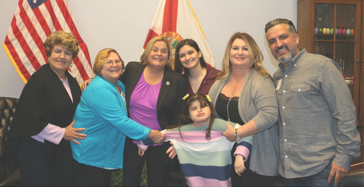 RosLehtinen's tweet photo. Welcome Vicki 2 my #DC office! Vicki is a talented #student from #SoFla's @GulliverSchools + presenting at @CongressionalAC's #HouseCode tom https://t.co/AhSALct8bl