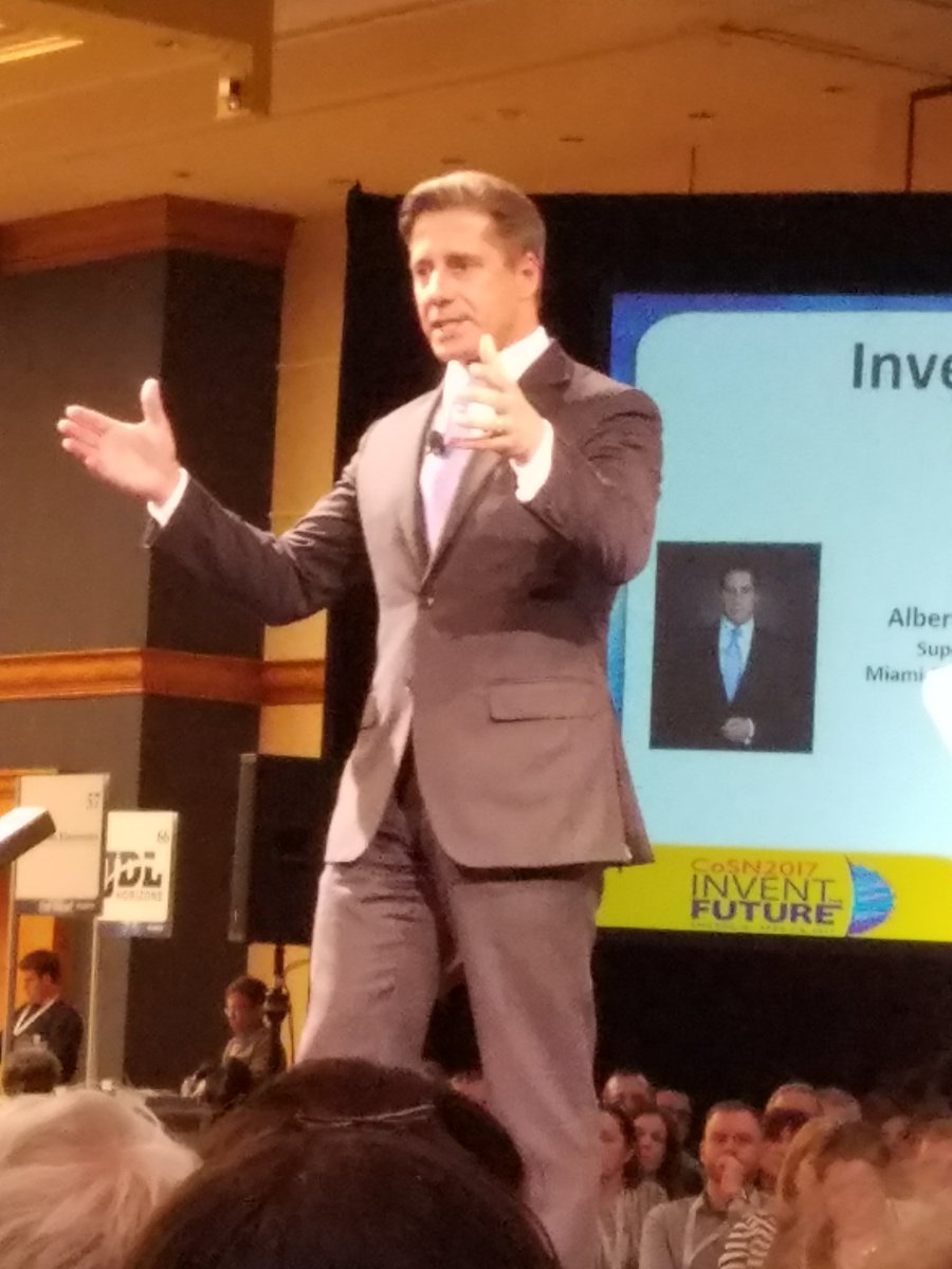 IACOC1's tweet photo. Listening to @MiamiSup about changing education at #CoSN17 conference. Powerful message about starting a revolution with digital convergence https://t.co/U9ubD7vj6G
