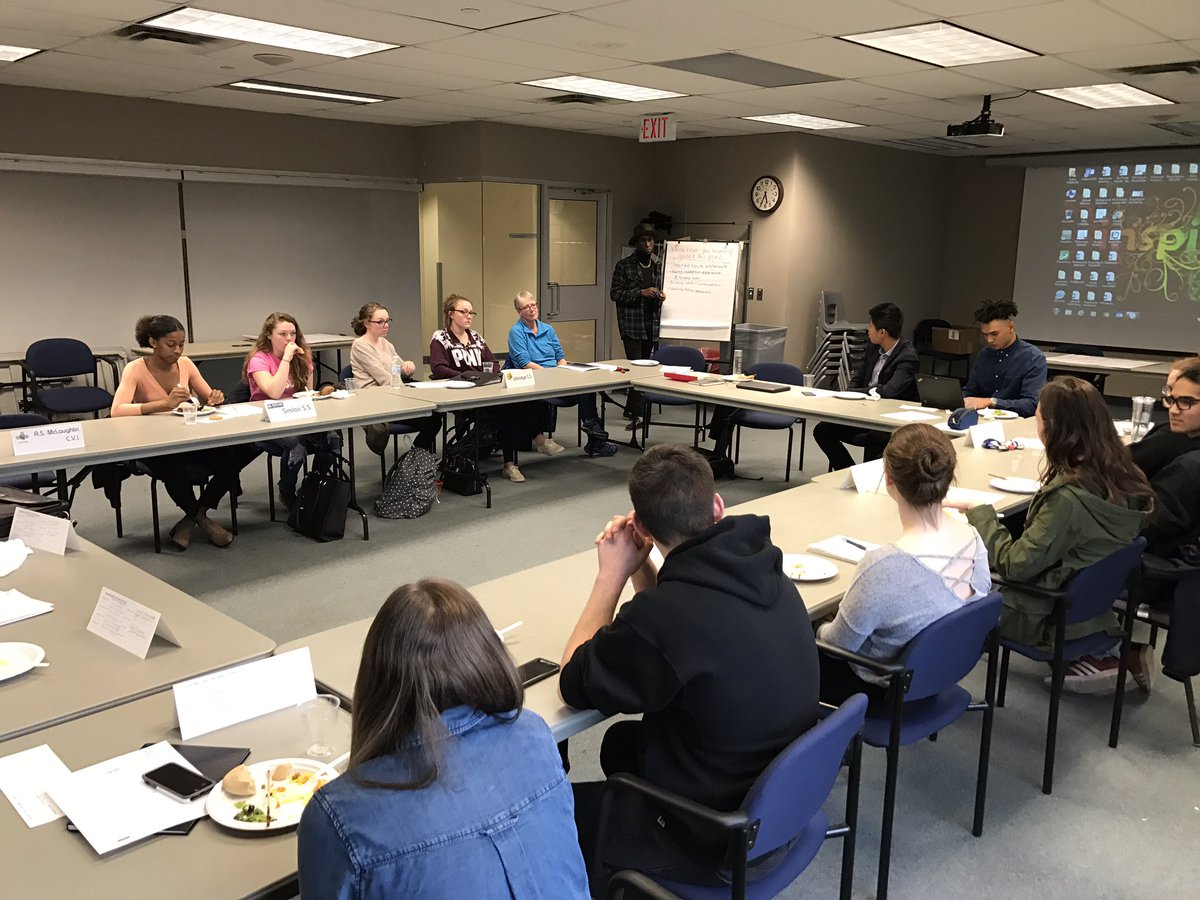 DDSBLeadership's tweet photo. Reflecting &amp; debriefing on our learnings from the year @ddsb_senate @DurhamDSB.School sharing had sparked new initiatives at other schools. https://t.co/p72IPu63Ao