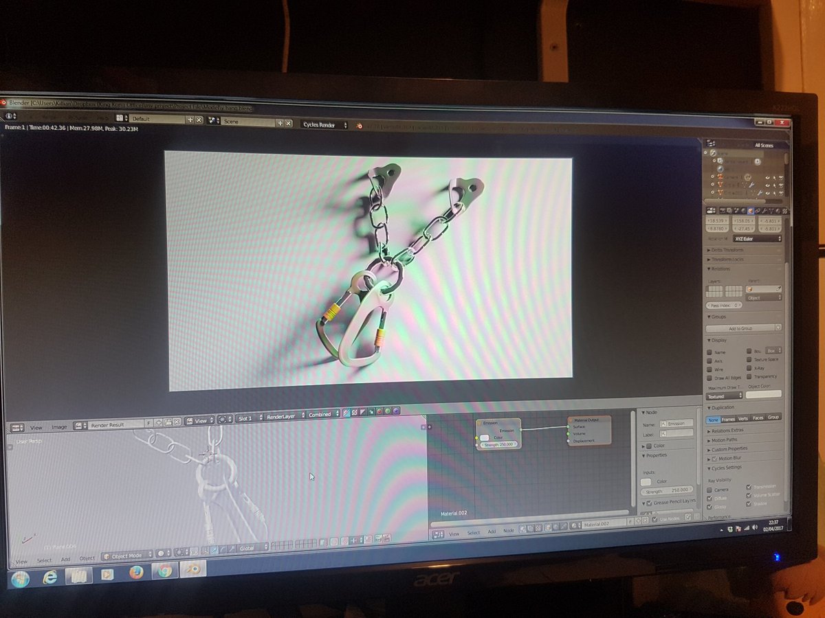 KillianMDesign's tweet image. First test render using #Blender3d #notextures big thank you to @andrewpprice for all the tutorials more climbing wall based work to come