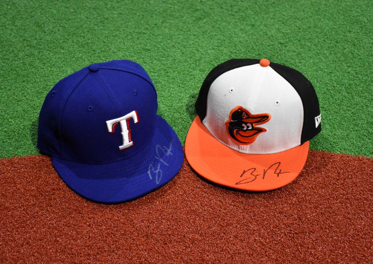 RETWEET for a chance at a signed Bill Ripken <a href="/Rangers/">Texas Rangers</a> or <a href="/Orioles/">Baltimore Orioles</a> hat and catch him right now on #MLBTonight! #CapsOn