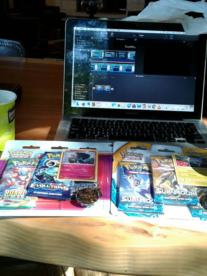 GivingBulbasaur's tweet photo. Editing video and look what I picked up to open today #DoubleVideo #Pokemon #giveaway https://t.co/vuh52aZKUM