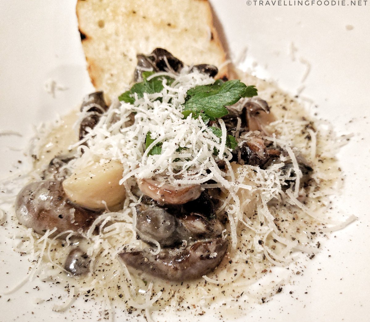 Escargot & Mushrooms at Fellini's, Stratford, Ontario