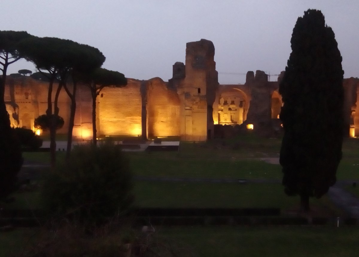#BathsofCaracalla could accommodate up to 8,000/9,000 people per day
Pools, gyms, saunas, libraries, gardens... so good!
#Rome #Archaeology