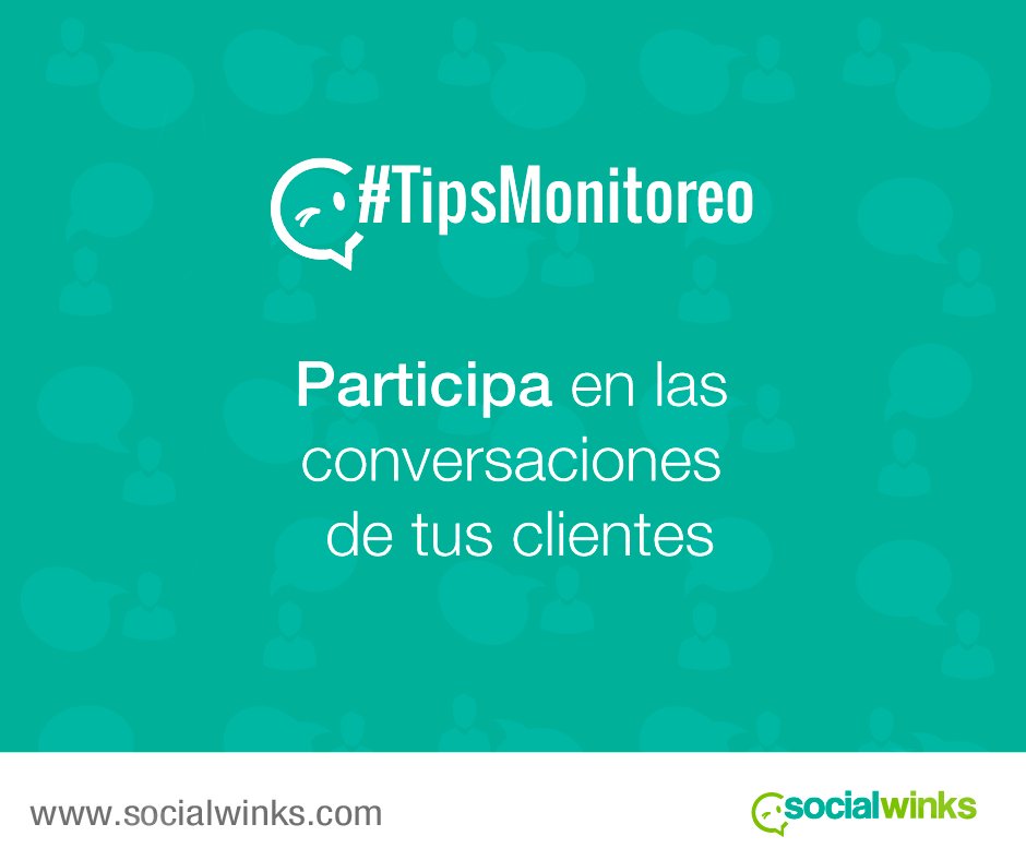 socialwinks's tweet photo. Participar en los temas de interés de tu público es una forma de aumentar tu notoriedad de marca y conocer las necesidades de tus clientes. https://t.co/5CytPrxtql