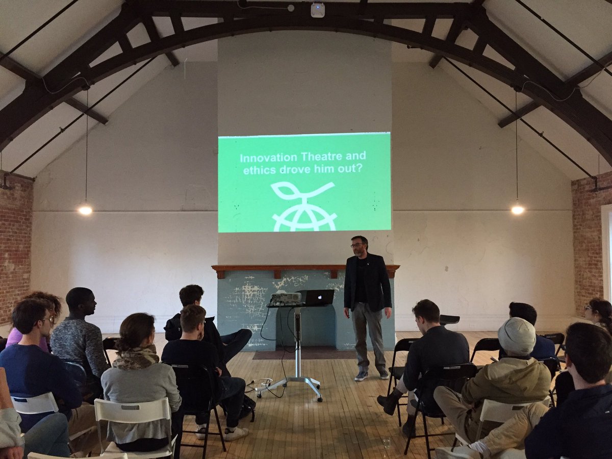 McGillFinTech's tweet photo. Pierre-Etienne Vachon from Impak Finance giving a great talk right now at Notman House! https://t.co/4ot7qveg4j