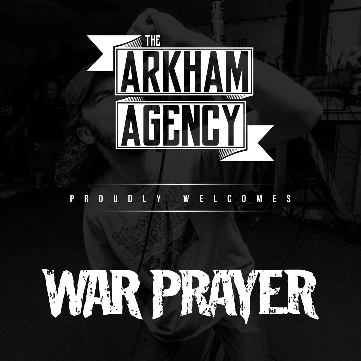 The Arkham Agency (@thearkhamagency) on Twitter photo Excited to add <a href="/warprayerhc/">War Prayer</a> to The Arkham Agency. Please forward booking inquires to Joey@thearkhamagency.com Excited to add <a href="/warprayerhc/">War Prayer</a> to The Arkham Agency. Please forward booking inquires to Joey@thearkhamagency.com