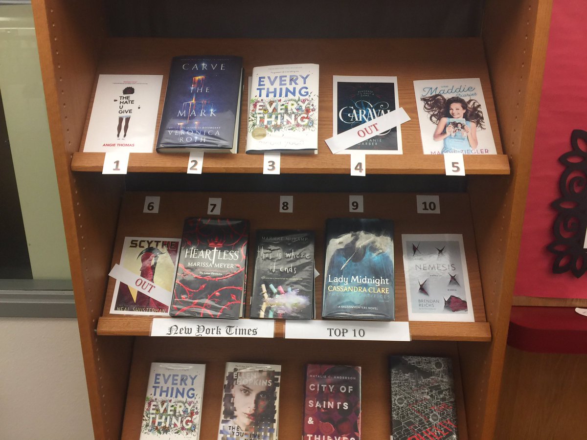 RedMtnLibrary's tweet photo. NY Times bestselling YA Hardcover - April 9 2017 https://t.co/K9mOi8RaGh