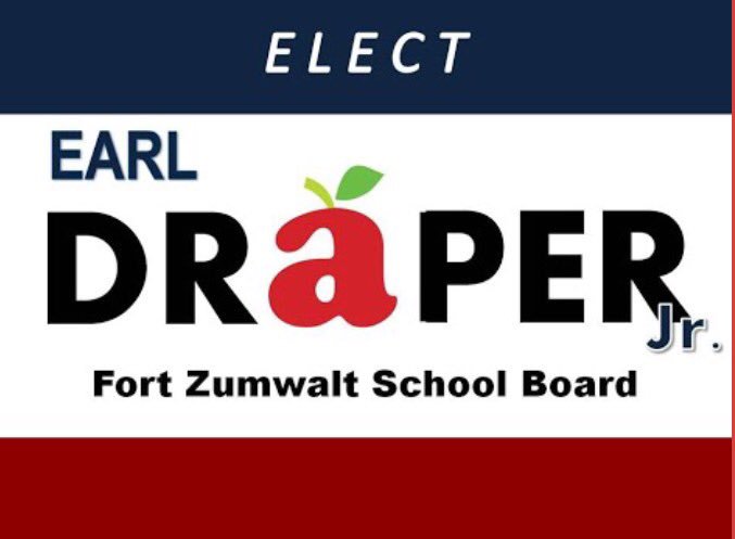 drsefrit's tweet photo. Reminder to my Fort Zumwalt resident friends: Vote Earl Draper for FZ Board tomorrow. #ExperiencedEducator #Kids #TeacherSupported https://t.co/P8AGiCRc6o